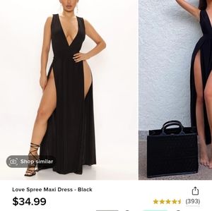 Maxi Dress size Large leopard